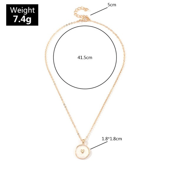 **AZALEE* Gray x Gold Fashion Lightning Necklace - Picture 3 of 3